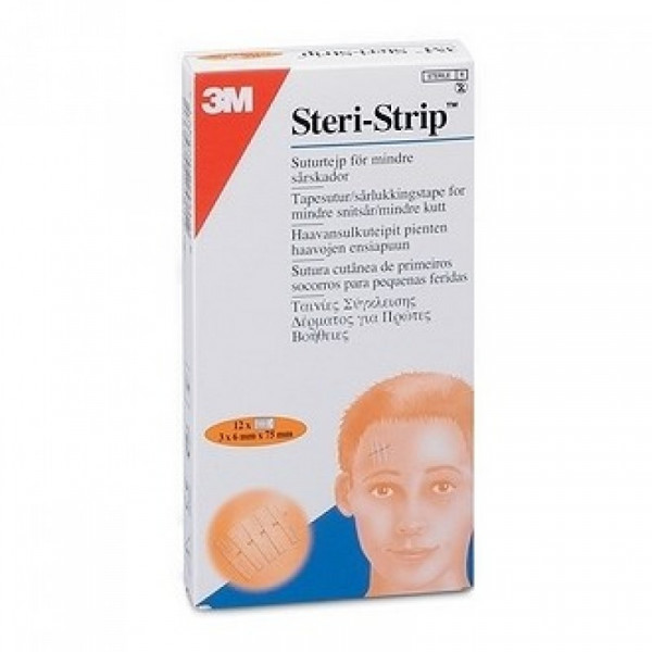 Steri Strip Fita Sutura 3X75 Mm X 5 Sutura
