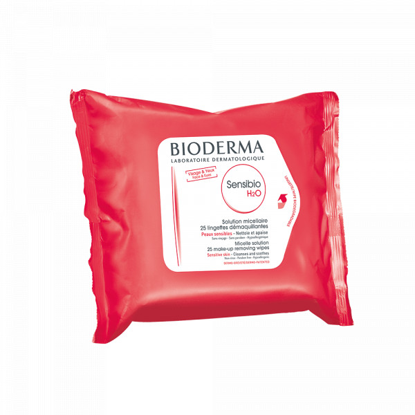 Bioderma Sensibio H2O Toalhetes Desmaquilhantes Pele Sensível X25