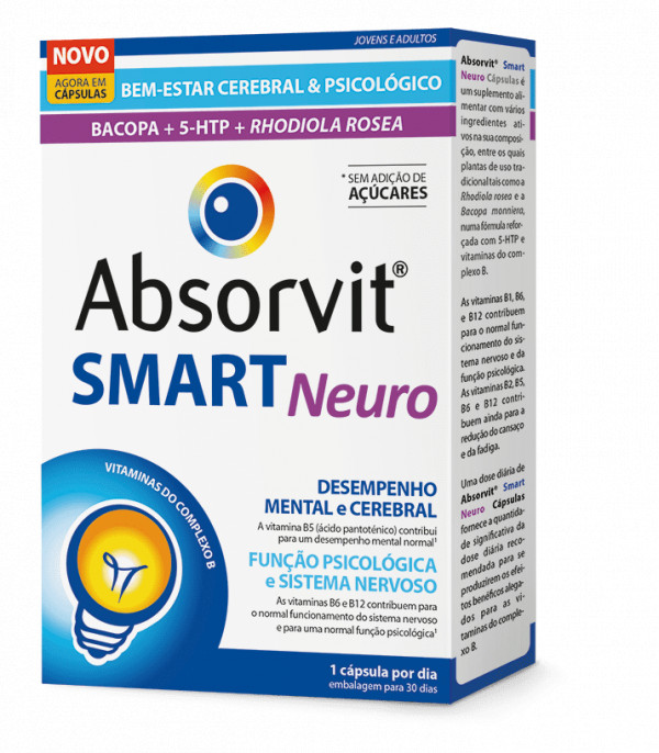 Absorvit Smart Neuro X30 Cápsulas