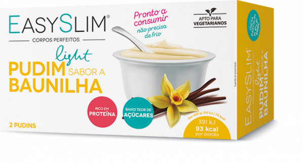 Easyslim Pudim Sabor A Baunilha 2X125G