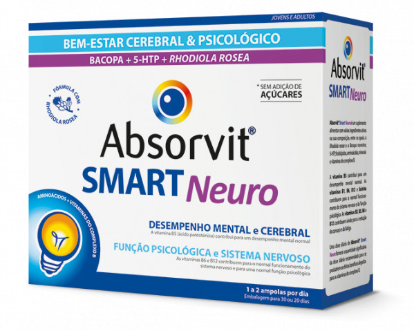 Absorvit Smart Neuro Ampolas 10Ml X30 Unidades
