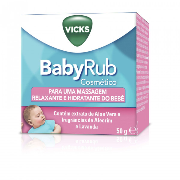Vicks BabyRub Pomada Hidratante Calmante 50g