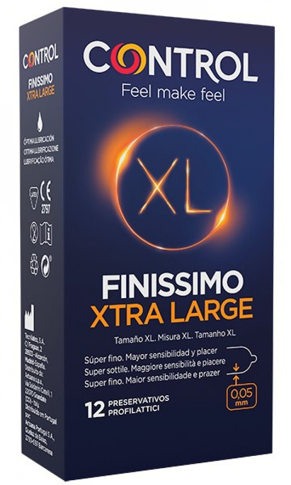 Control Finíssimo Xl X12 Preservativos