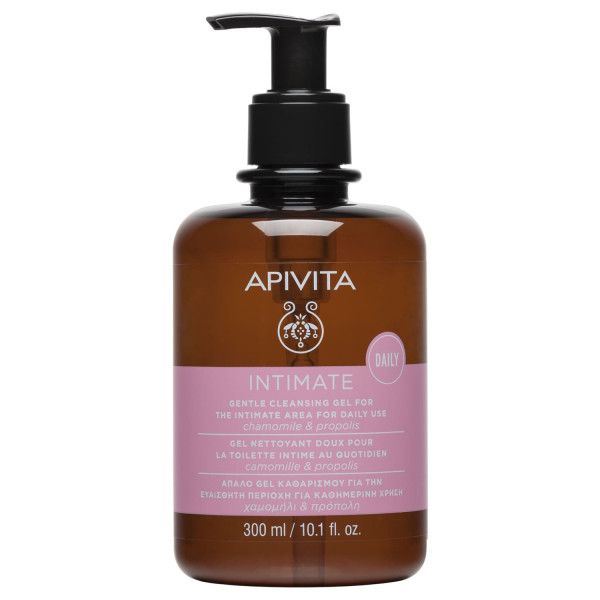 Apivita Gel De Limpeza Suave Para A Higiene Íntima Uso Diário 300Ml