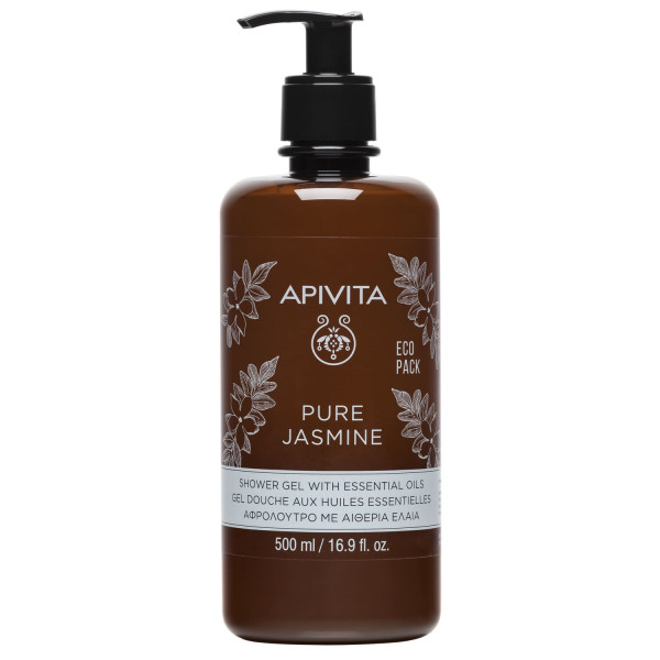 Apivita Pure Jasmine Gel Banho Com Óleos Essenciais 500Ml