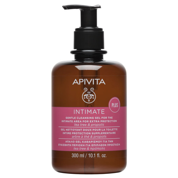 Apivita Gel De Limpeza Suave Para A Higiene Íntima Proteção Extra 300Ml