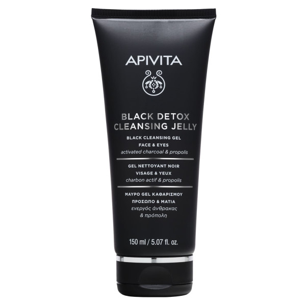 Apivita Gel De Limpeza Preto  Rosto & Olhos 150Ml