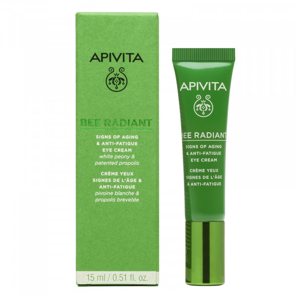 Apivita Bee Radiant Creme De Olhos Sinais De Envelhecimento & Antifadiga 15Ml