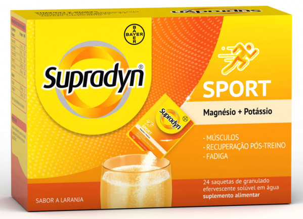 Supradyn Sport Magnésio +Potássio Granulado x24 Saquetas
