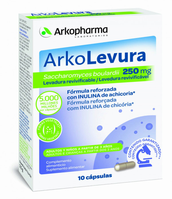 ARKOLEVURA 250 mg X10 Cápsulas