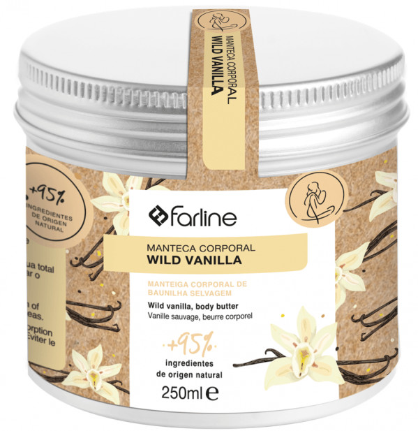 Farline Manteiga Corporal Baunilha Selvagem  250Ml