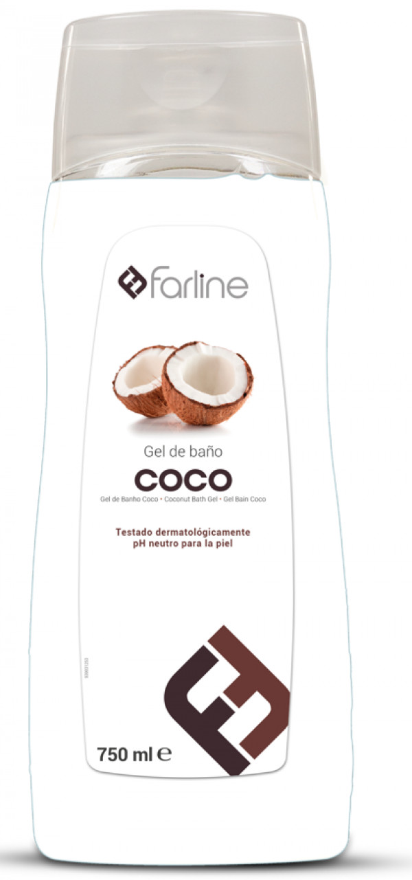 Farline Gel Banho Coco 750Ml