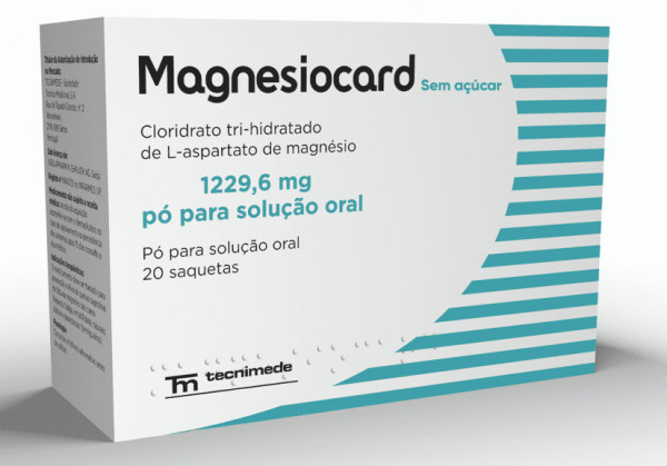 Magnésiocard Sem Açúcar , 12296 Mg 20 Saqueta 4 G Pó Solução Oral