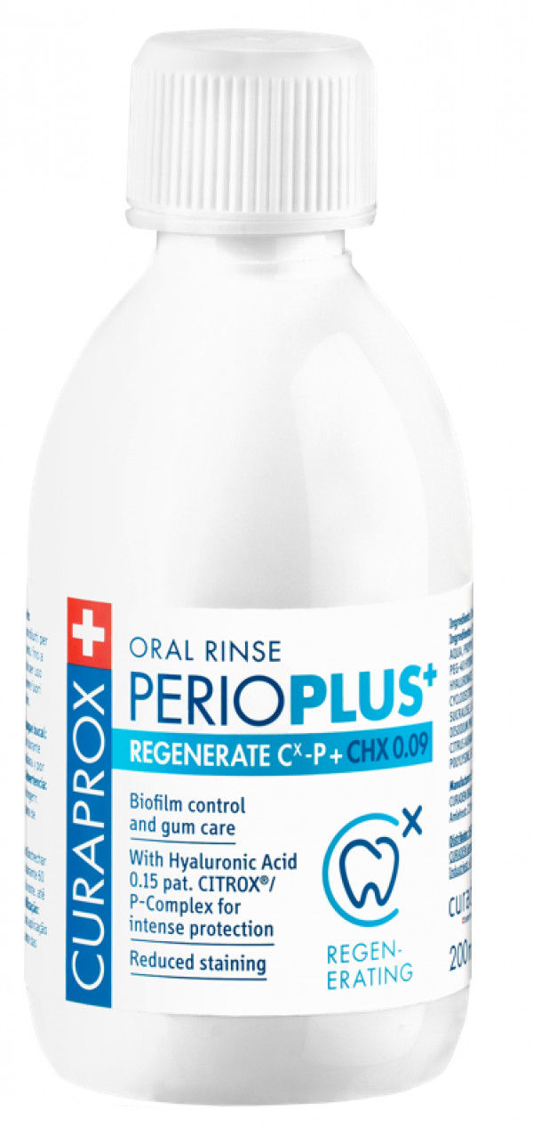 Curaprox Perio Plus Regenerate Colutório Pós Cirúrgico 200Ml