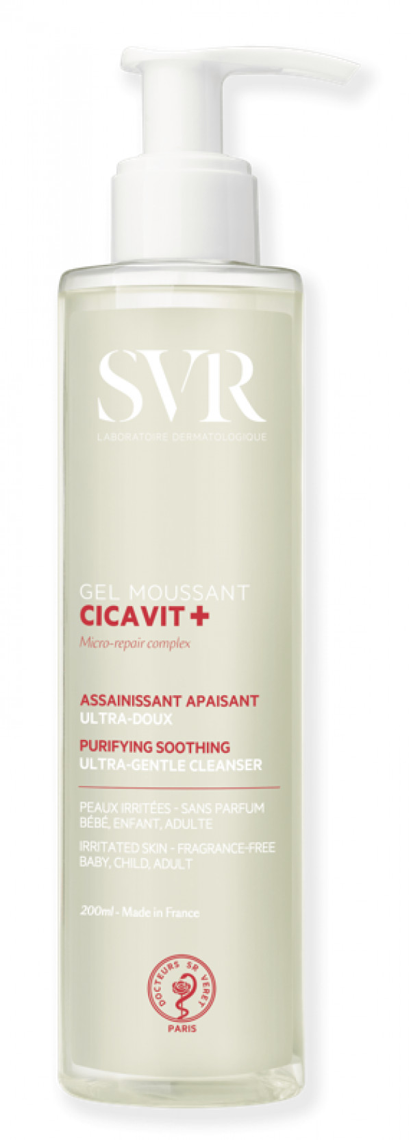 SVR Cicavit+ Gel Moussant 200Ml