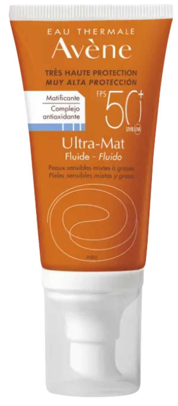 Avène Protetor Solar Aqua-Fluido Ultra Mat SPF 50+ 50ml
