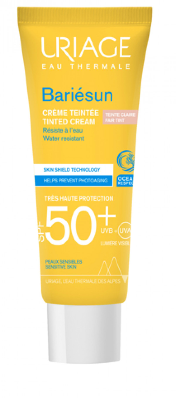 Uriage Protetor Solar Bariésun Creme C/ Cor SPF50+ Claro 50Ml