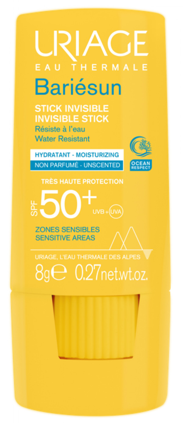 Uriage Protetor Solar Bariésun Stick Invisível SPF50+  8G