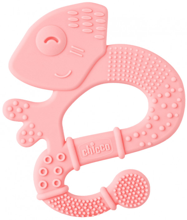 Chicco Anel Dentição Iguana Rosa 2M+