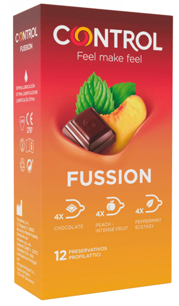 Control Fussion X12 Preservativos