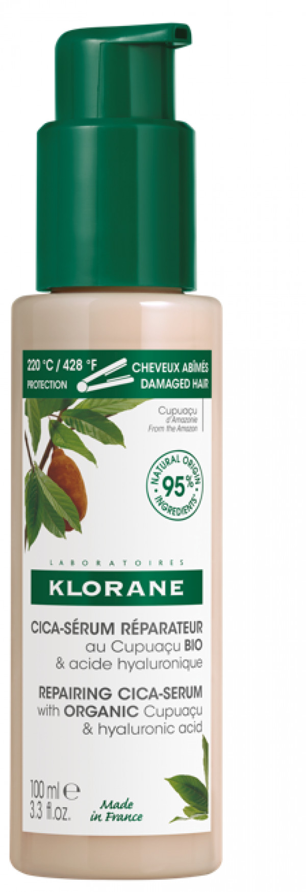 Klorane Cupuaçu Cica Sérum Reparador e Protetor de Calor 100ml