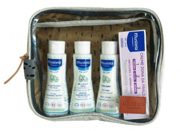 Mustela Bebé Bolsa Indispensáveis Taupe