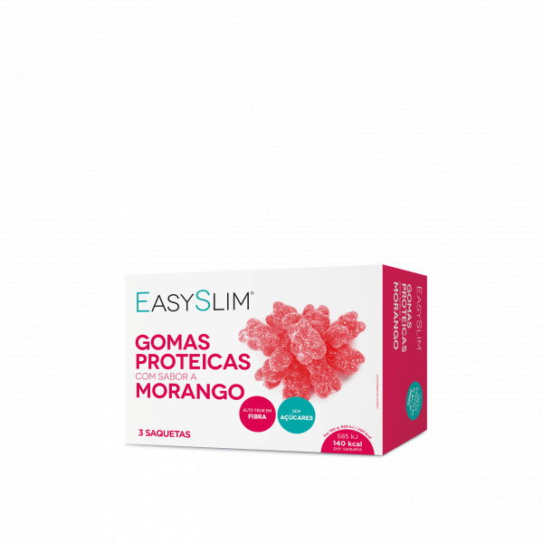 Easyslim Gomas Proteicas Morango 70G X3