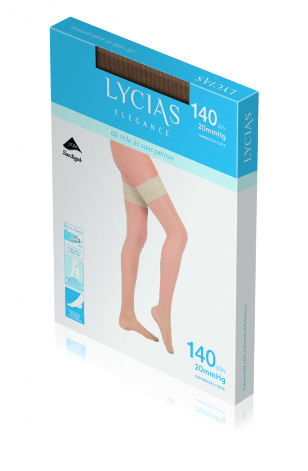 Lycias Elegance Meia de Compressão Ad 140 T4 Mel