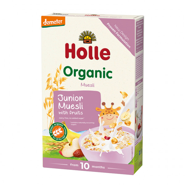 Holle Muesli Biológico De Cereais Integrais com Fruta 250g 10M+