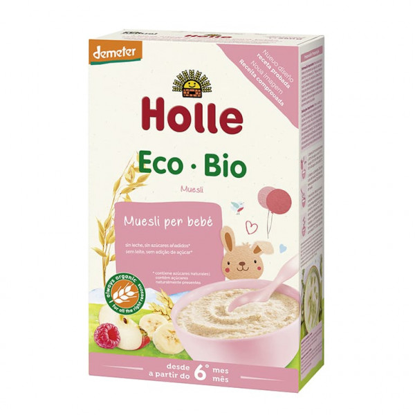 Holle Muesli Biológico Para Bebé  250G 6M+