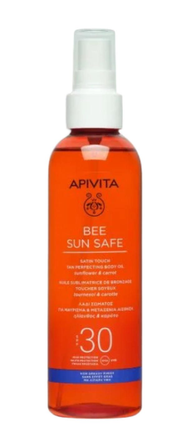 Apivita Protetor Solar Óleo Corpo Spf30 200ml