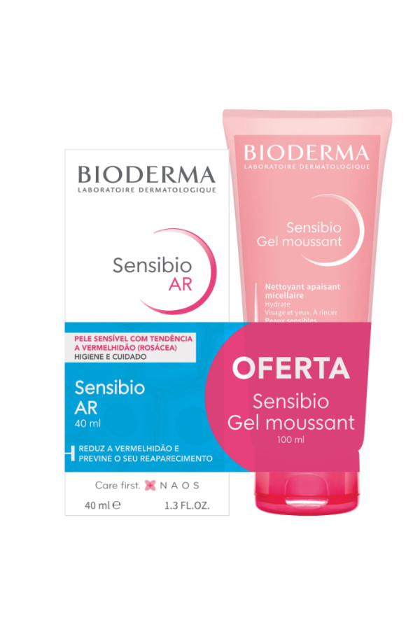 Bioderma Sensibio AR 40Ml + Oferta Sensibio Gel Moussant 100Ml