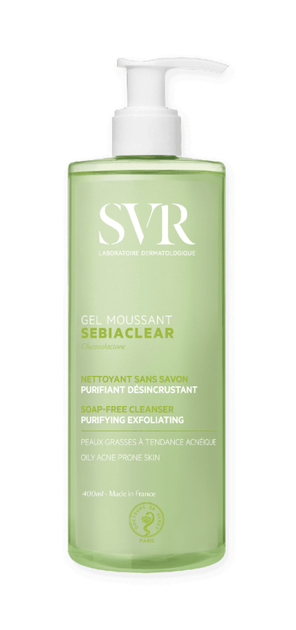 SVR Sebiaclear Gel de Limpeza Pele Oleosa 400Ml