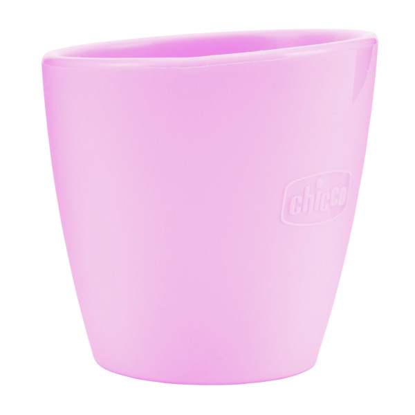 Chicco Mini Copo Silicone Rosa 6M+