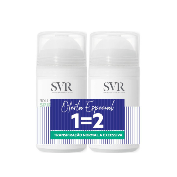 SVR Spirial Duo Roll-On Desodorizante 2 X 50 Ml Com Oferta De 2ª Embalagem