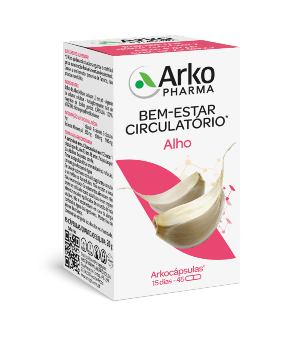 Arkocápsulas Alho X45 Cápsulas