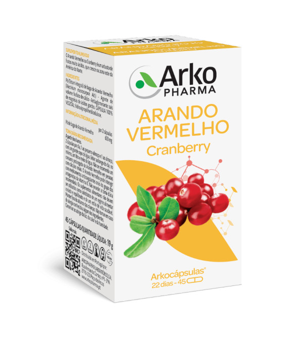 Arkocápsulas Arando Vermelho BIO X45 Cápsulas
