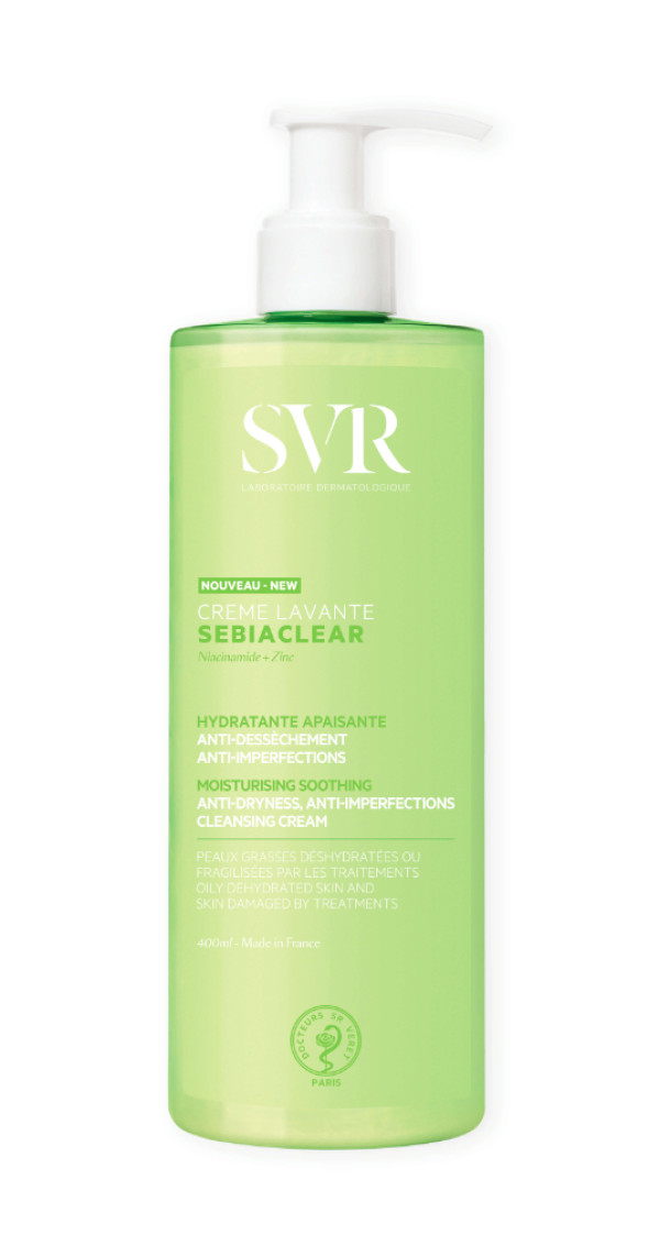 SVR Sebiaclear Creme Lavante Pele Oleosa 400Ml