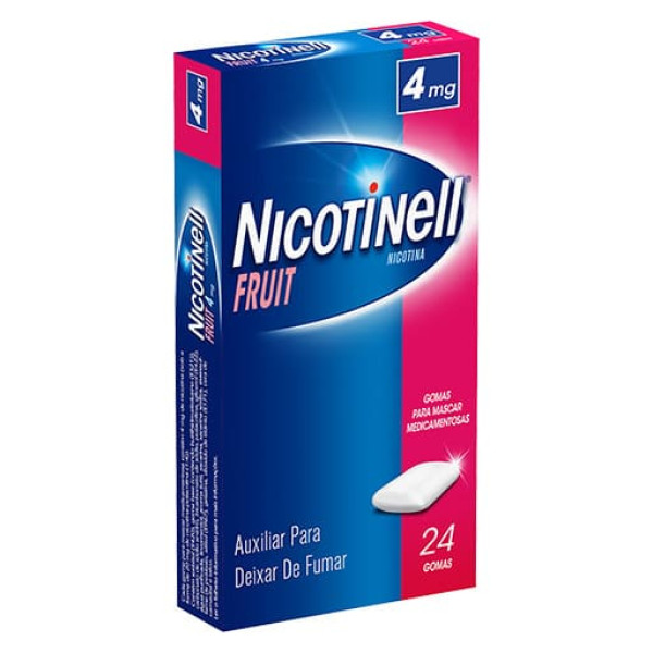 Nicotinell Fruit, 4 Mg X 24 Gomas